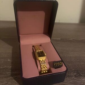 Gold and Black Watch in Box